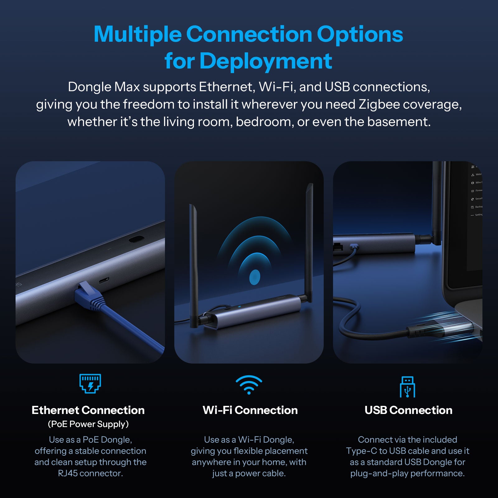 SONOFF Dongle Max Zigbee/Thread PoE Dongle | Dongle-M
