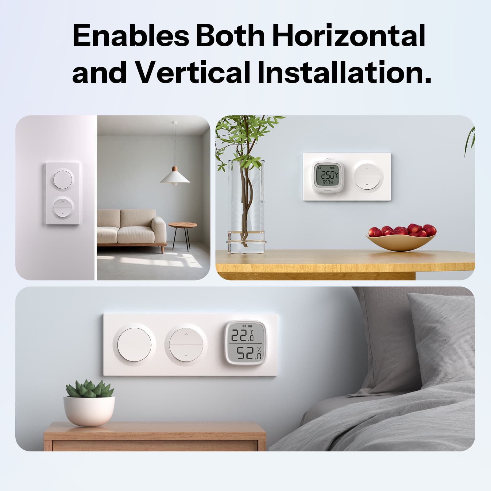 SONOFF Wall Switch Frame | Orb-2/3 Gang