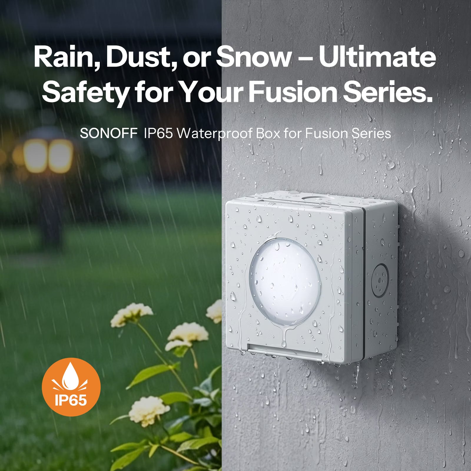 Caixa Impermeável para Exterior SONOFF Fusion Series IP65 | EWPB