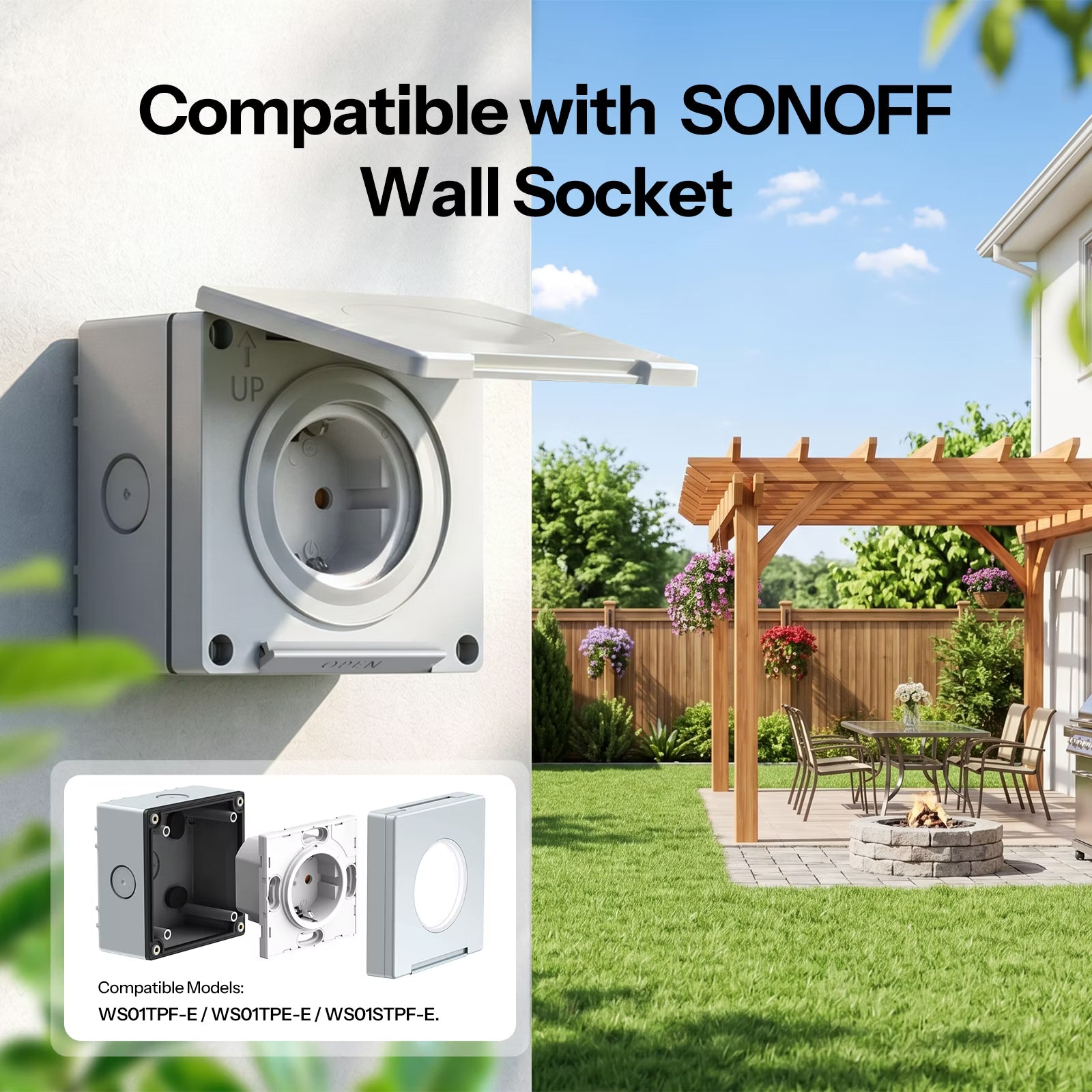 Caixa Impermeável para Exterior SONOFF Fusion Series IP65 | EWPB