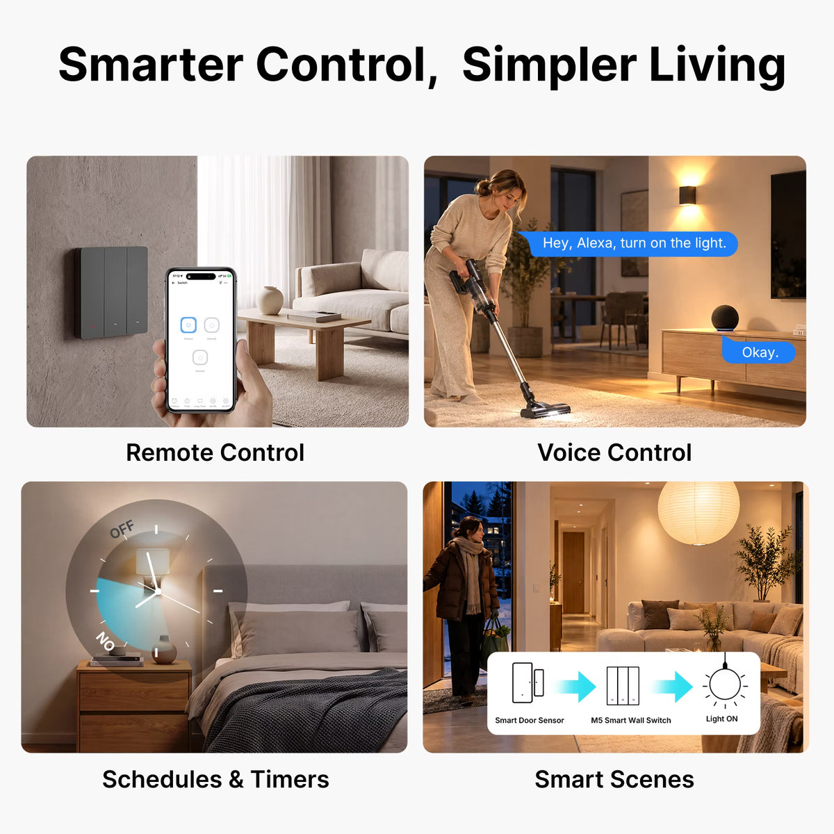 SONOFF SwitchMan Matter Over WiFi Smart Wall Switch | M5 Matter 80 Type
