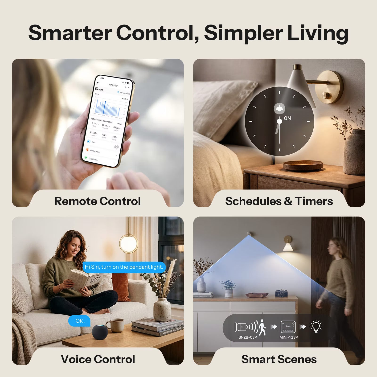 SONOFF MINI ONE PM Matter-über-WLAN-Smart-Schalter | MINI-1GSP