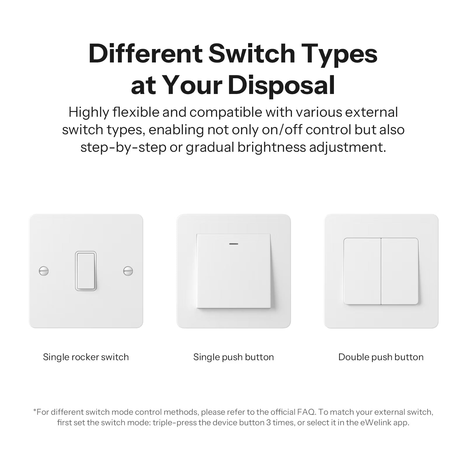 SONOFF MINI Extreme Matter Over WiFi Dimmer Switch | MINI-DIM
