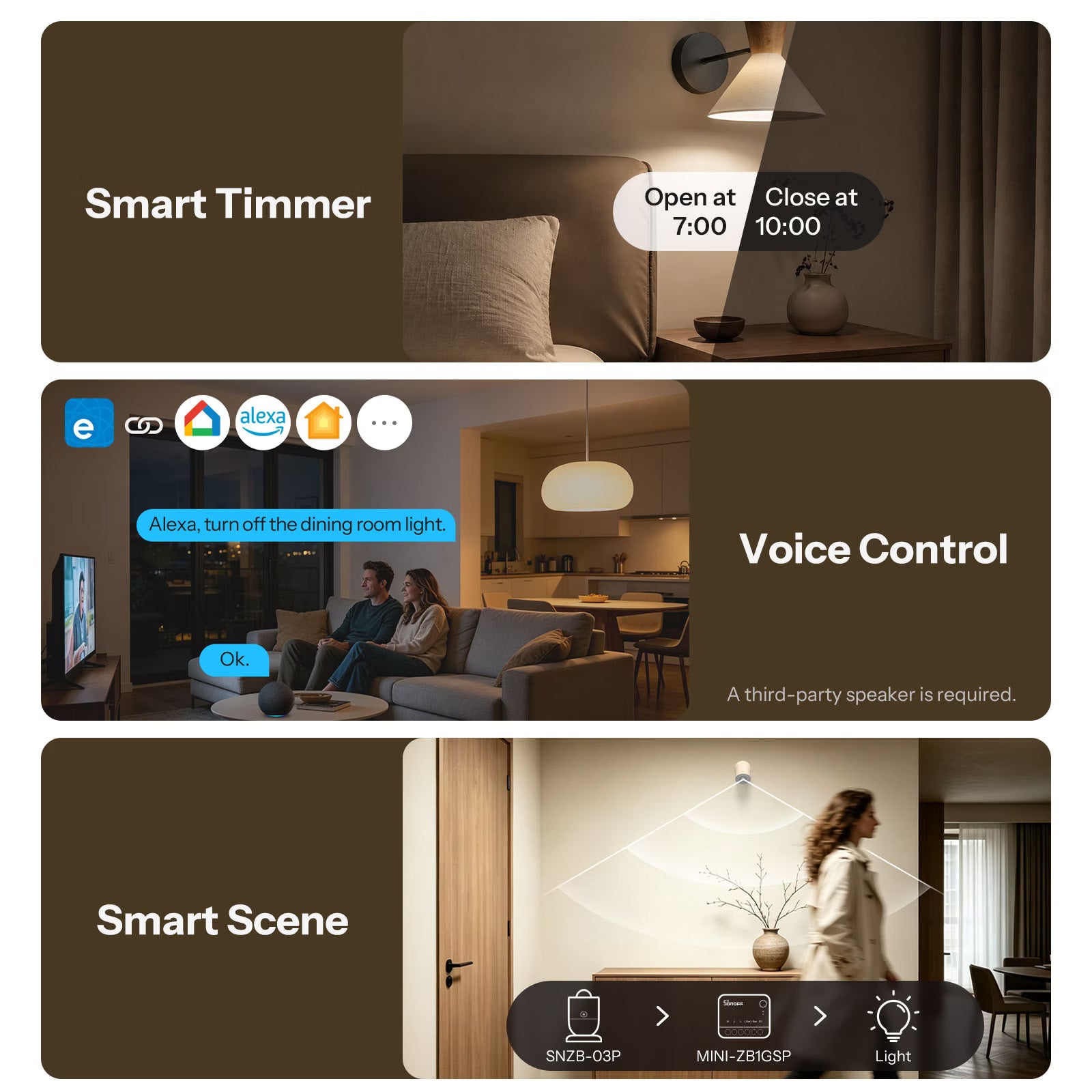 Interrupteur intelligent SONOFF MINI ONE PM Zigbee | MINI-ZB1GSP