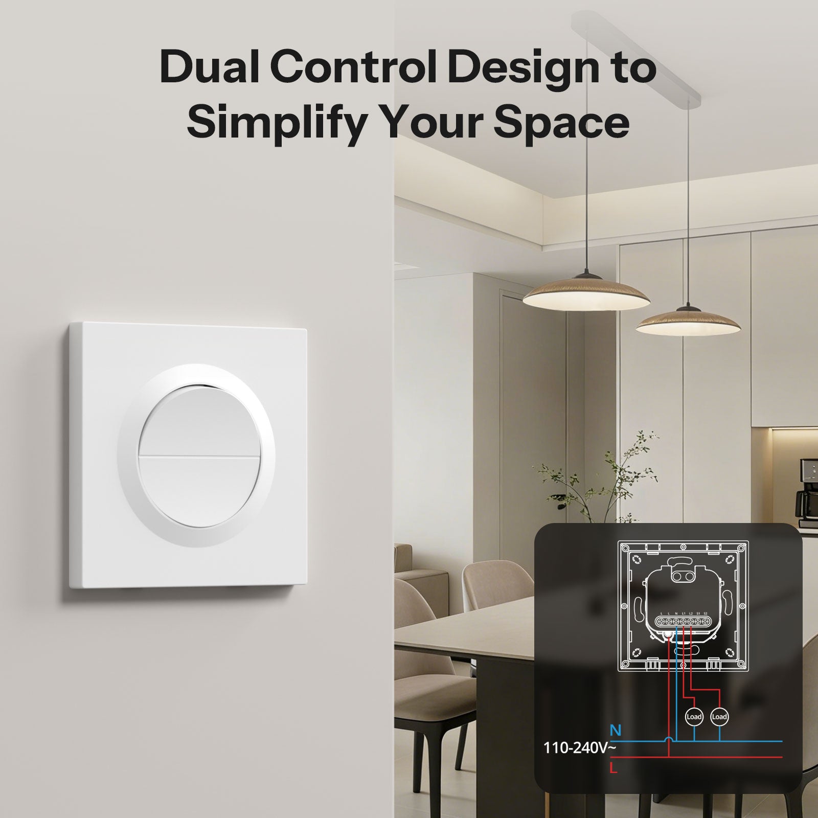 SONOFF Orb-ZBW2 Zigbee Double Smart Wall Switch | MINI-ZB2GS-E