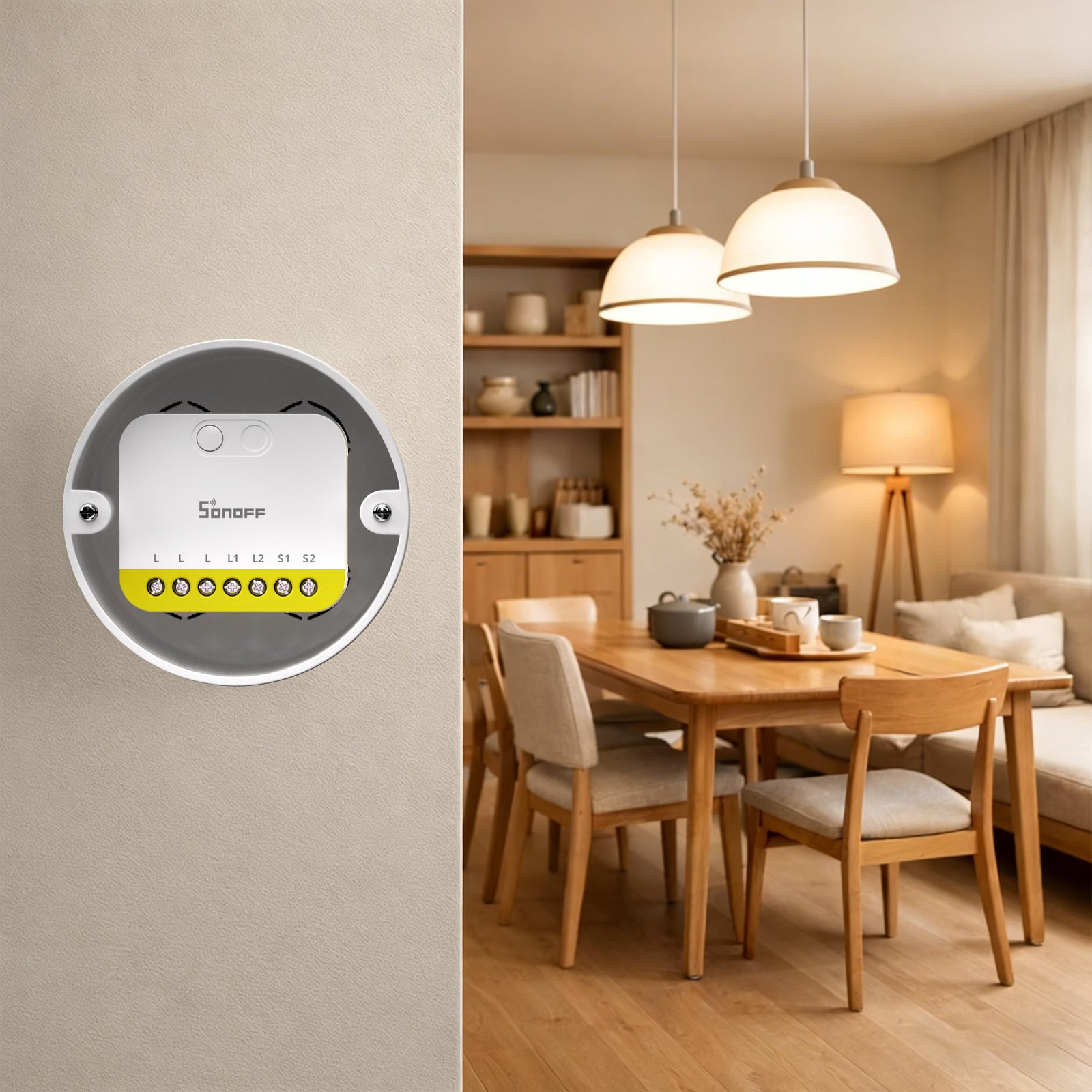 SONOFF MINI DUO-L 2-Gang Zigbee Smart Switch | MINI-ZB2GS-L