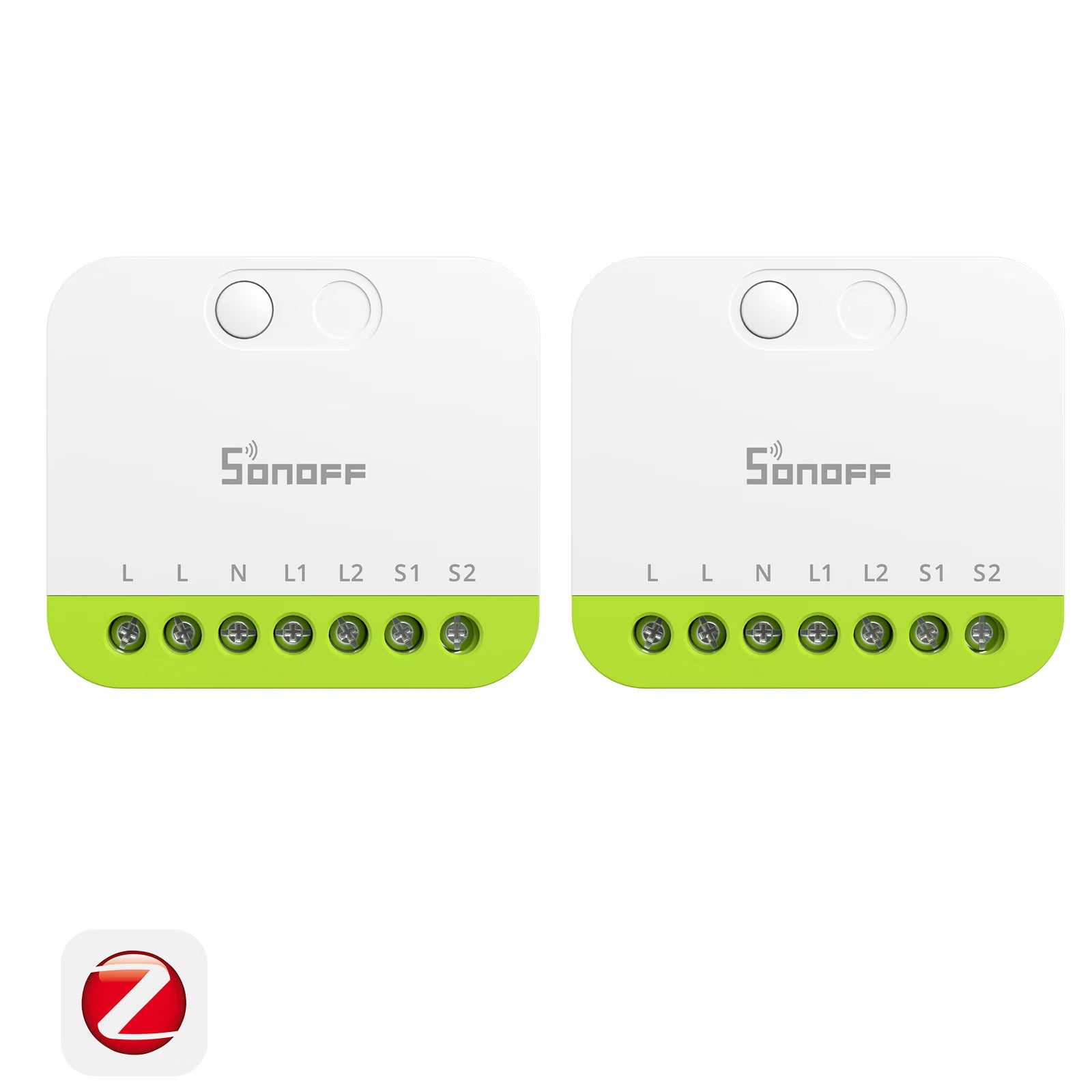 SONOFF MINI DUO 2-Gang Zigbee Smart Switch | MINI-ZB2GS