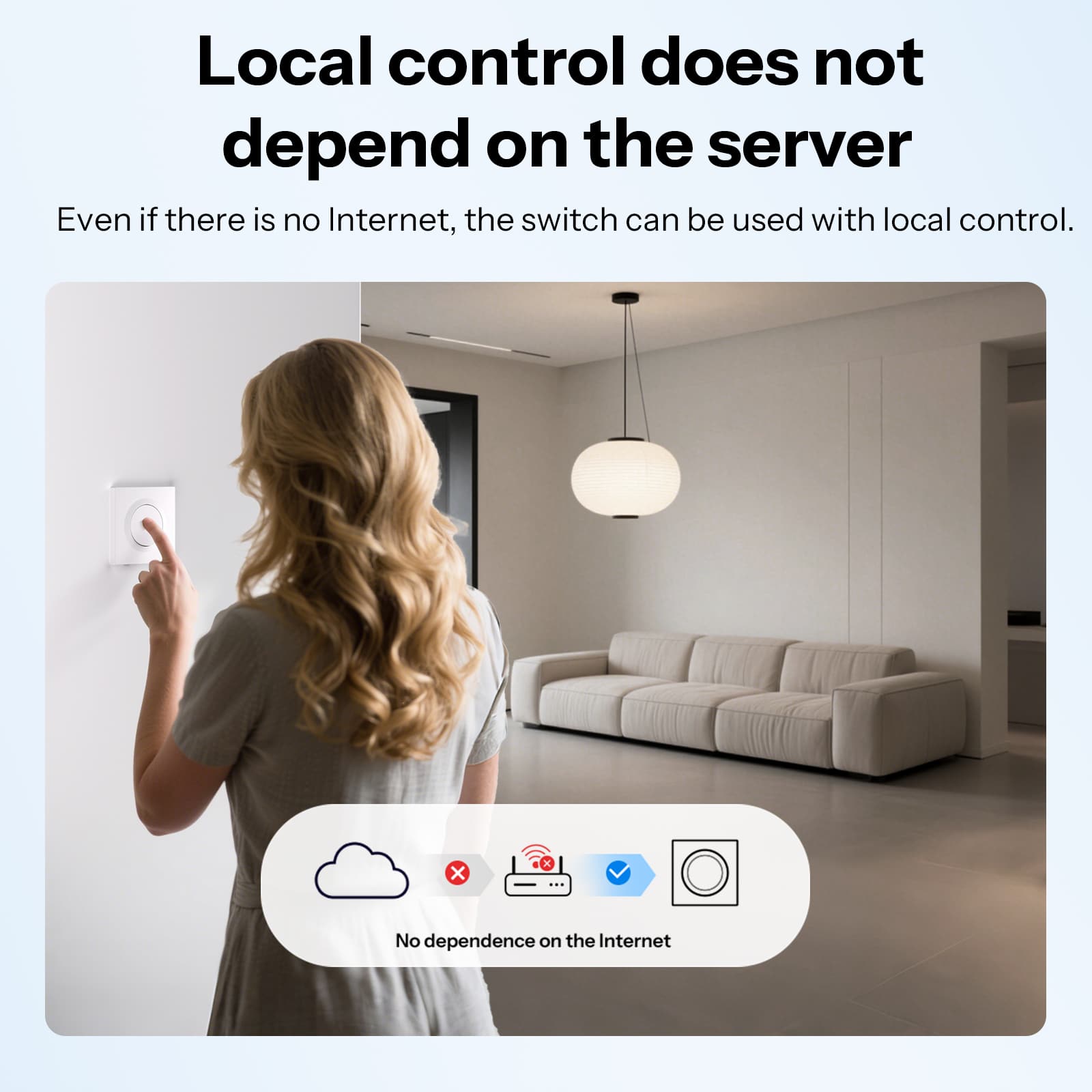 SONOFF Matter Over WiFi Smart Wall Switch | Orb-MW1