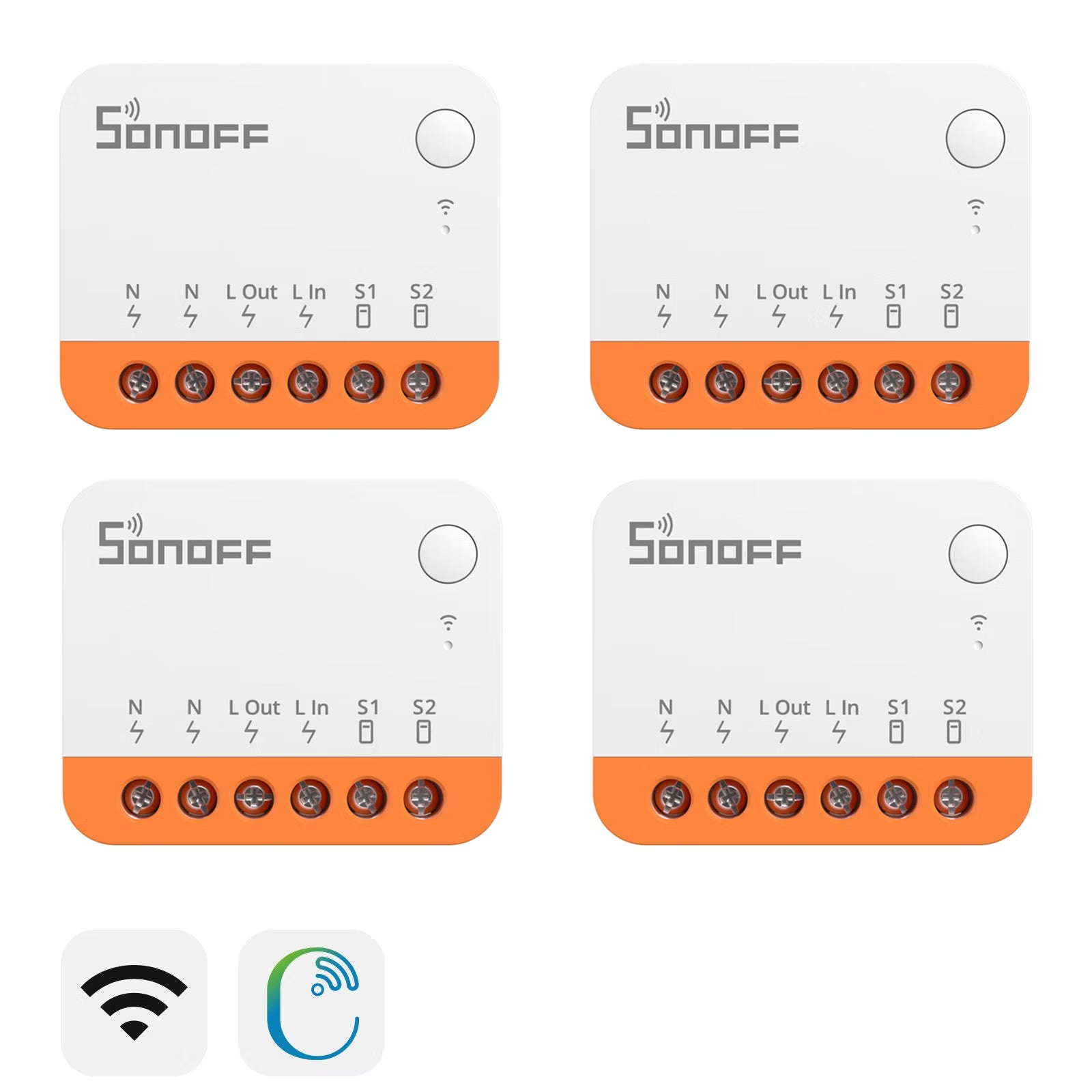 SONOFF MINI Extremo Interruptor Inteligente Wi-Fi MINIR4