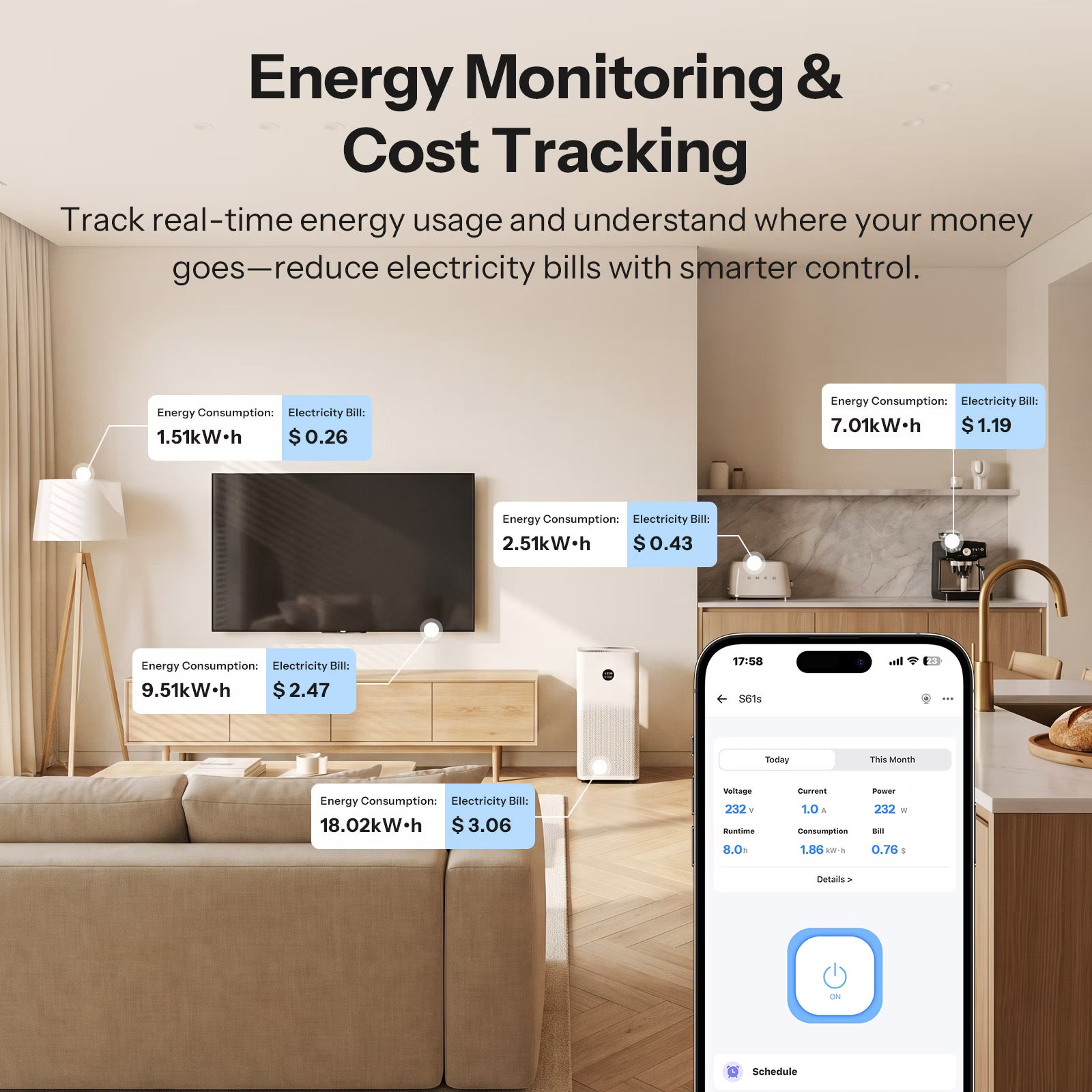 SONOFF iPlug Gen2 Type B Matter Over WiFi Smart Plug | S61STPB