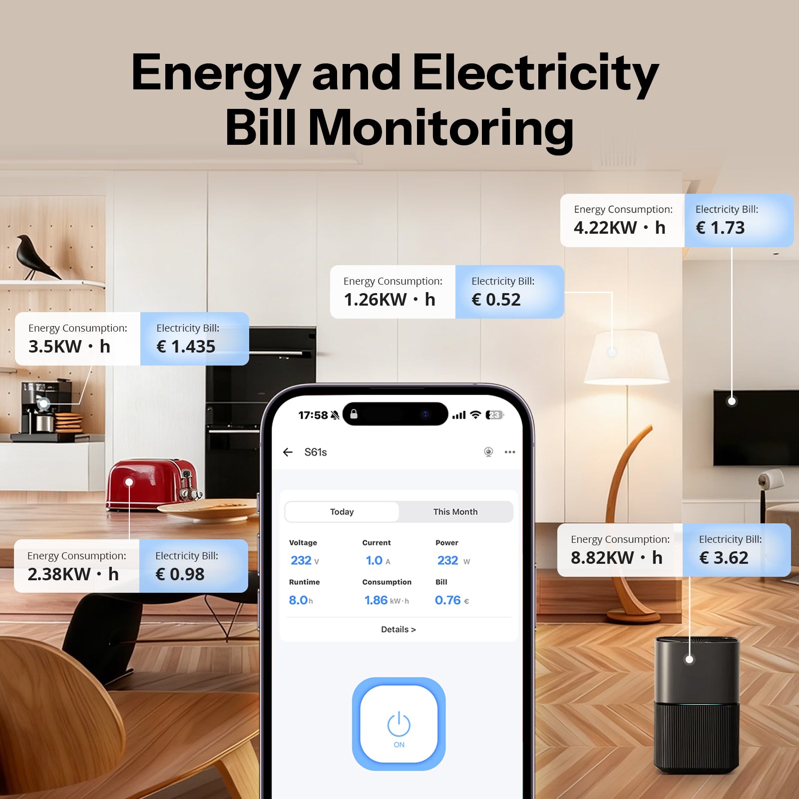 Prise intelligente SONOFF iPlug Gen2 S61s Matter Over WiFi | S61STPF