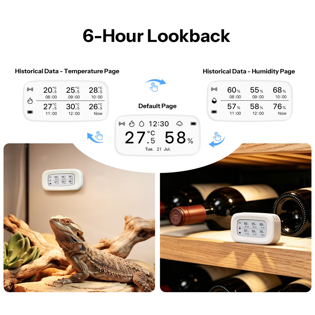 SONOFF AirGuard Series E-Ink Zigbee Temperature Humidity Sensor | SNZB-02UL