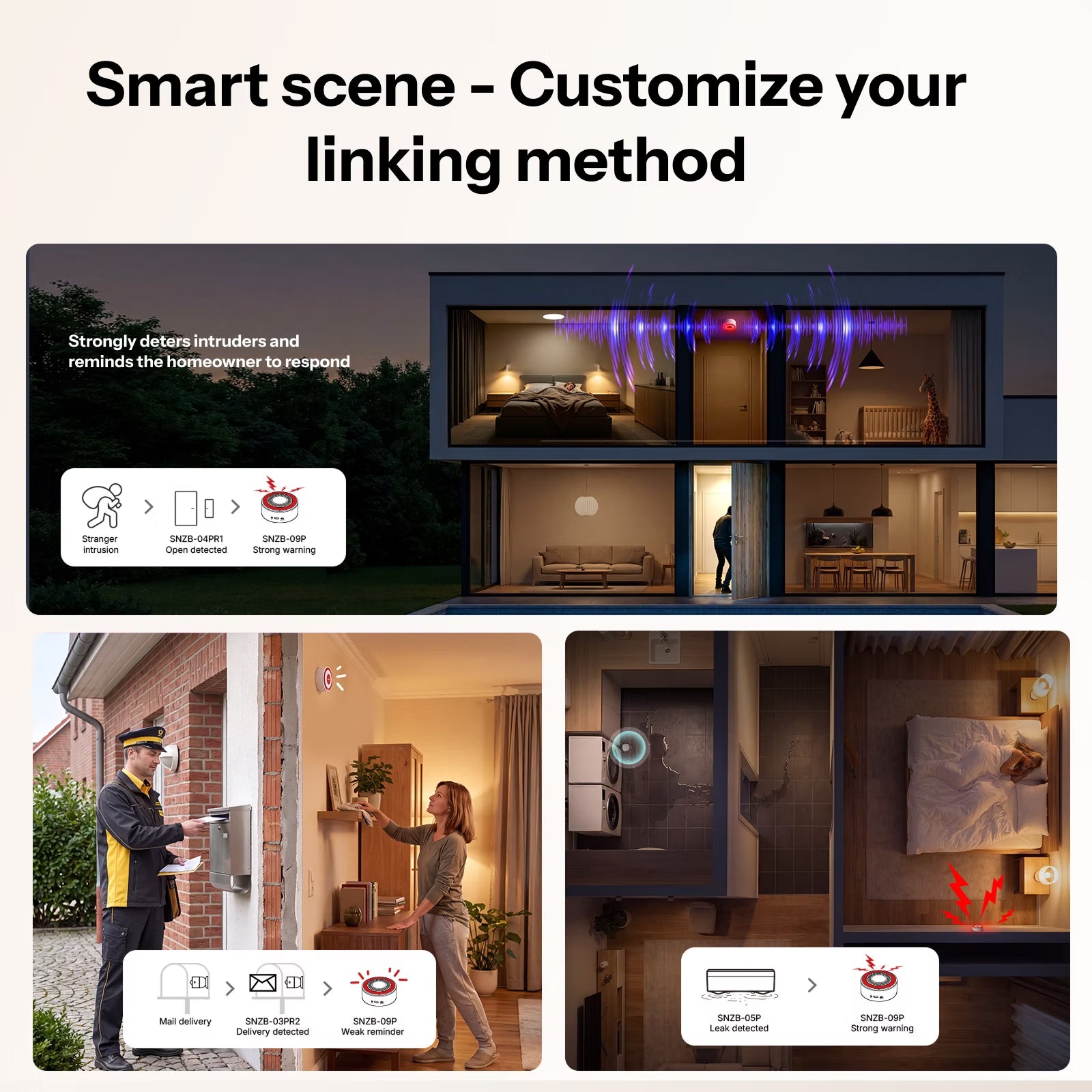 SONOFF Zigbee SenseGuard Indoor Siren | SNZB-09P
