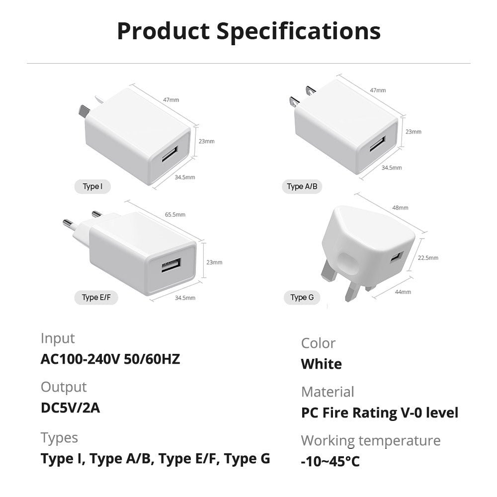 SONOFF DC 5V/2A Adapter