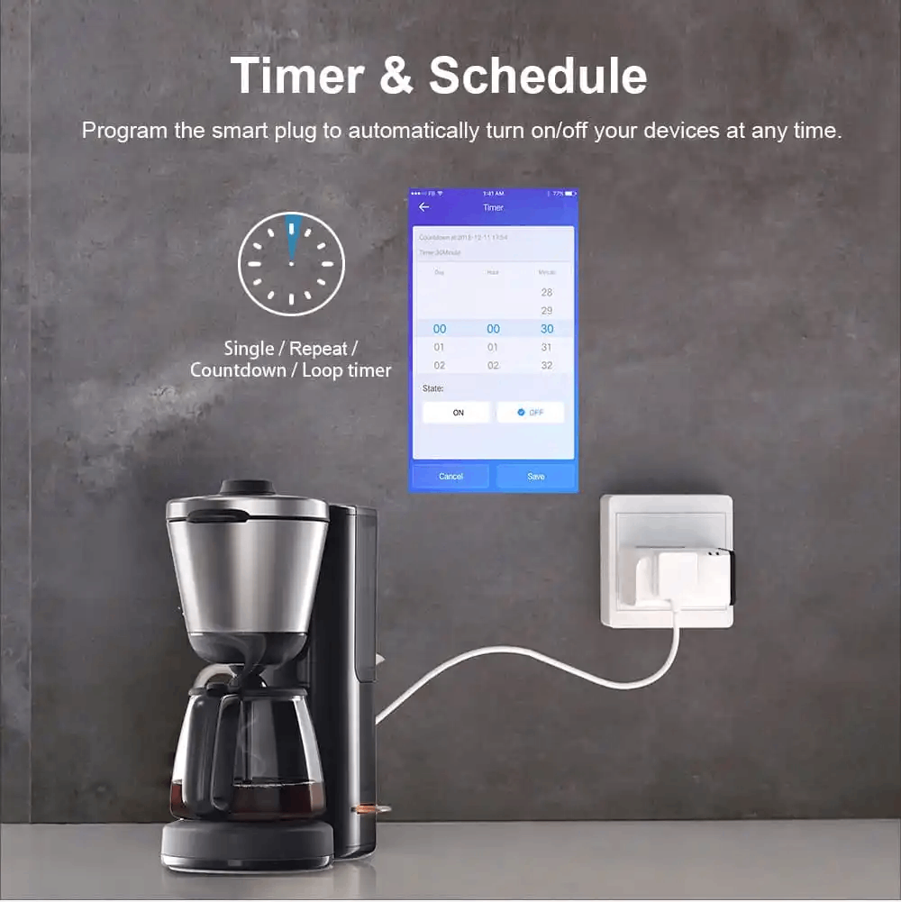 SONOFF S31/S31 LITE – Smart Plug mit kompaktem Design und Energieüberwachung US-Typ