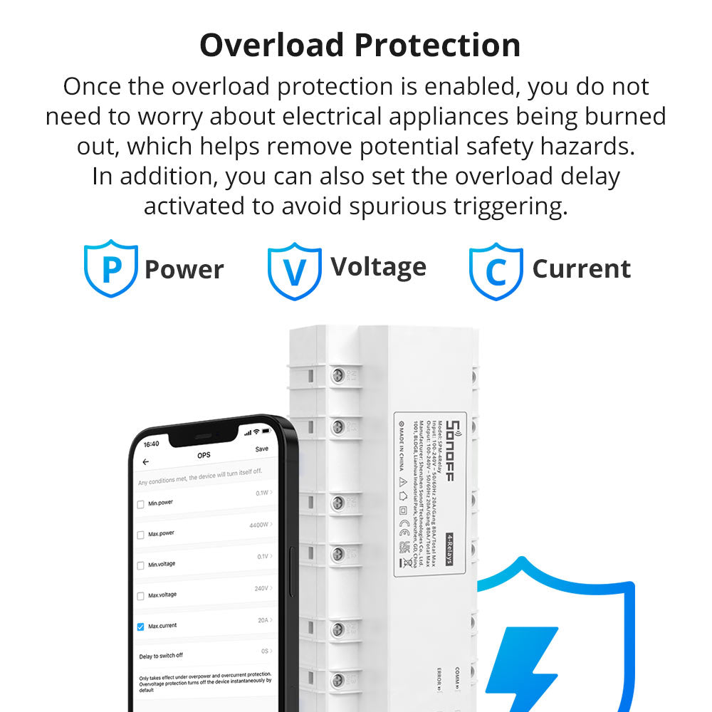 SONOFF Smart Stackable Power Meter