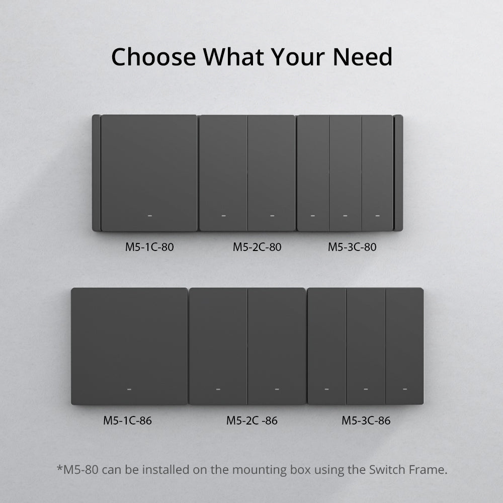 SONOFF SwitchMan Smart Wall Switch-M5