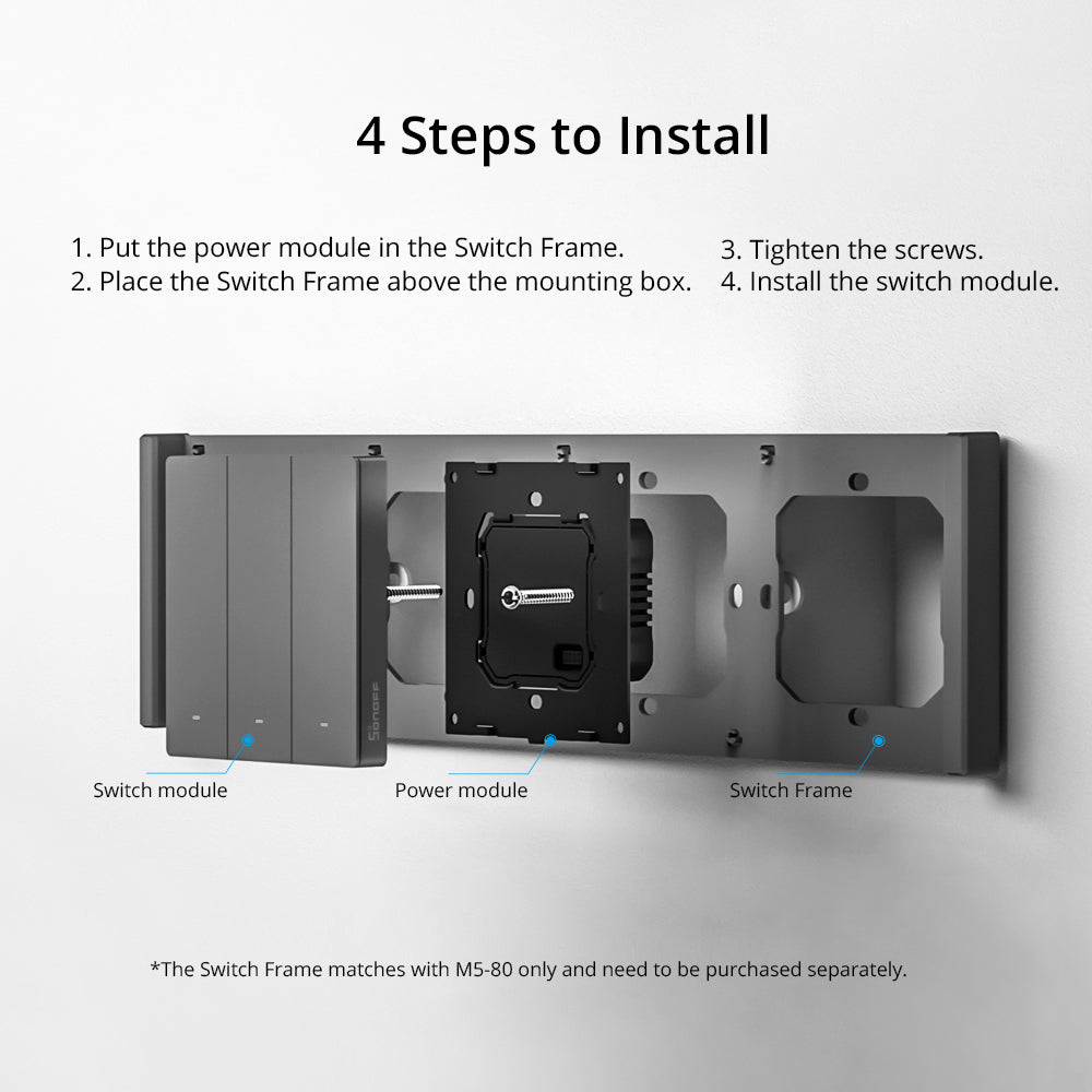 SONOFF SwitchMan Smart Wall Switch-M5