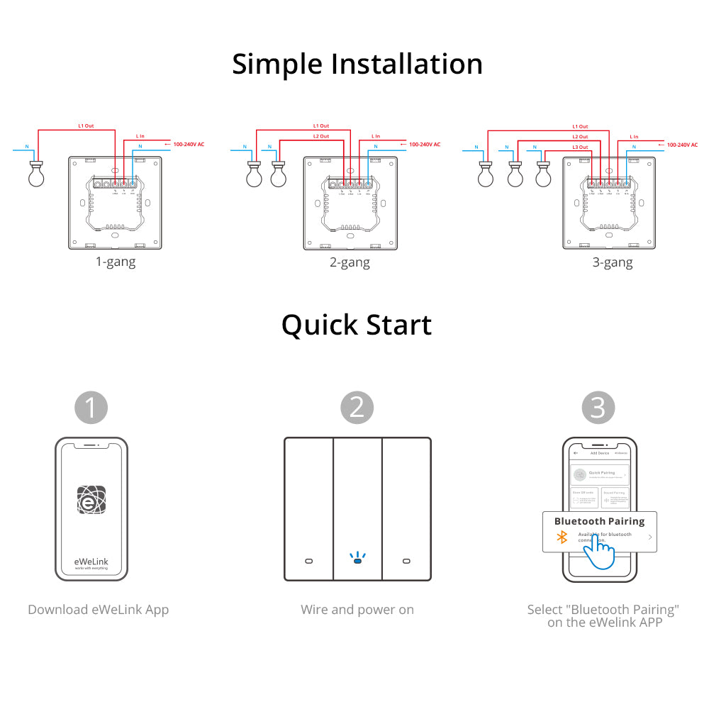 SONOFF SwitchMan Smart Wall Switch-M5