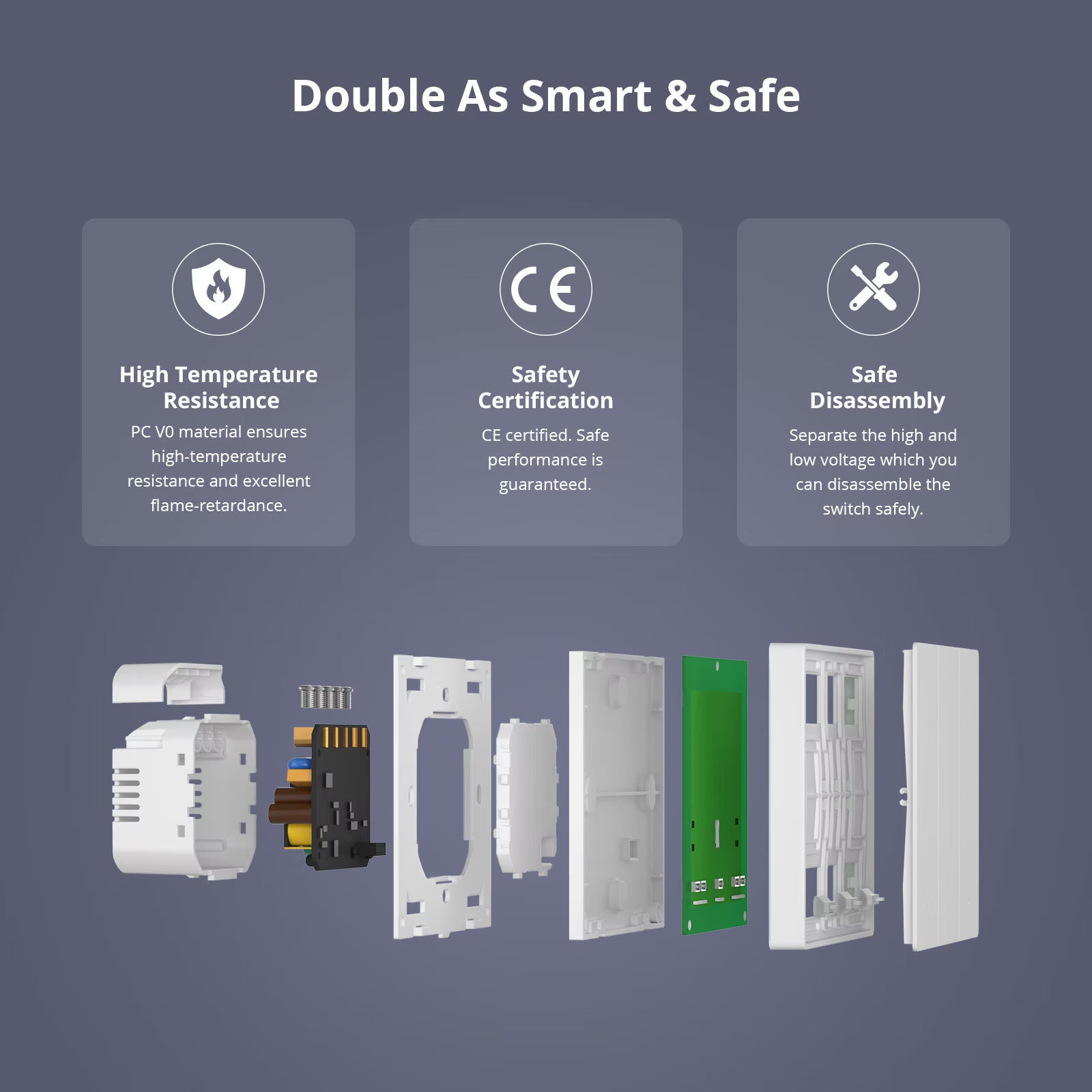 SONOFF Interrupteur mural intelligent SwitchMan-M5 Matter