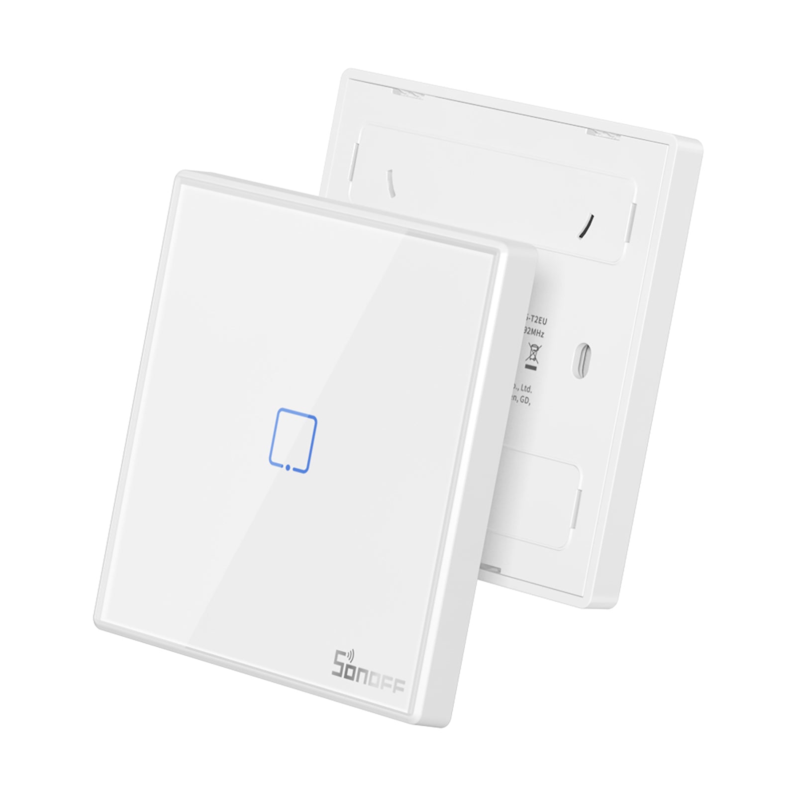 SONOFF T2EU-RF – Wandpaneel Klebend 433MHz Drahtlose RF-Fernbedienung 1-3 Gang