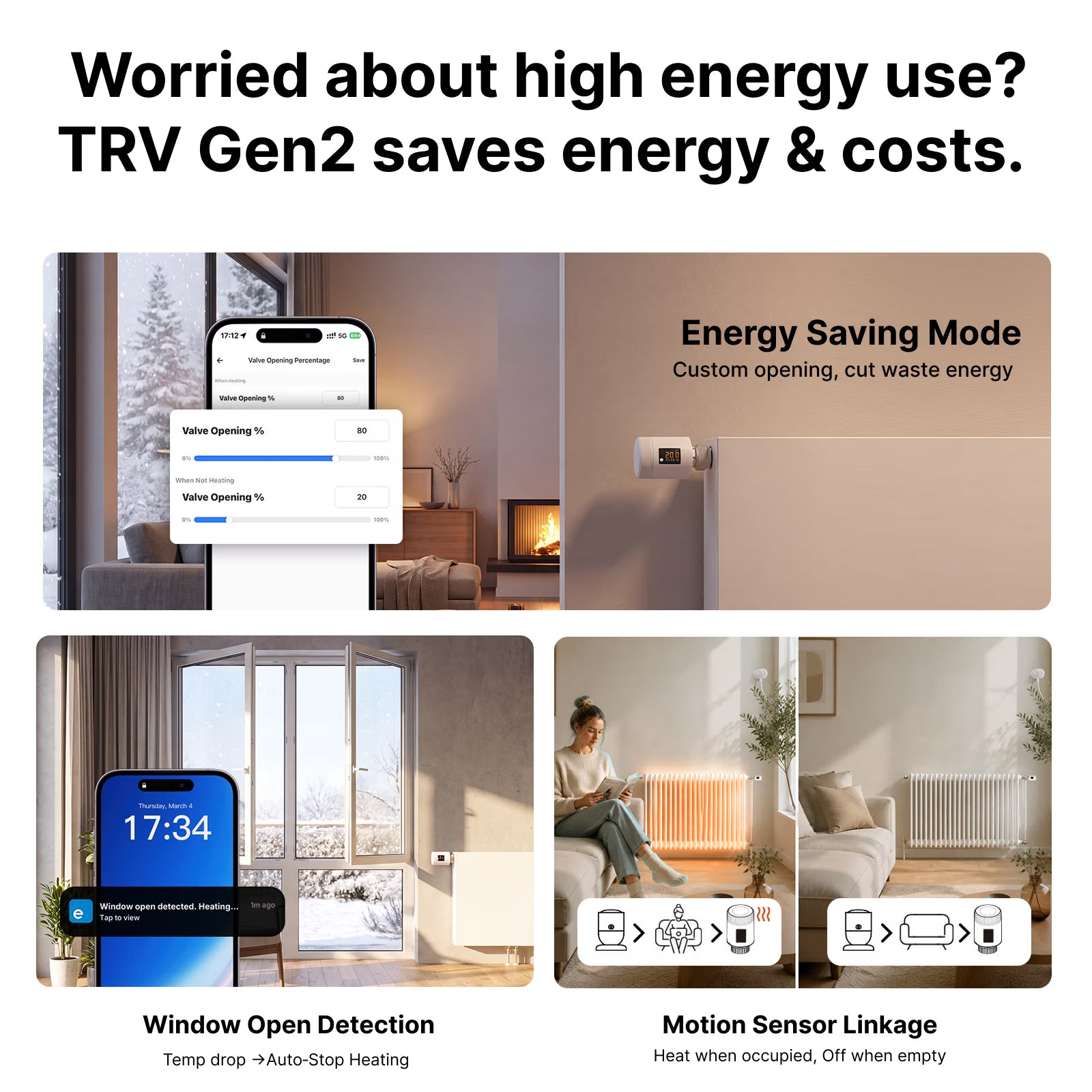 SONOFF TRV Gen2 Zigbee Thermostatic Radiator Valve | TRV-ZBT