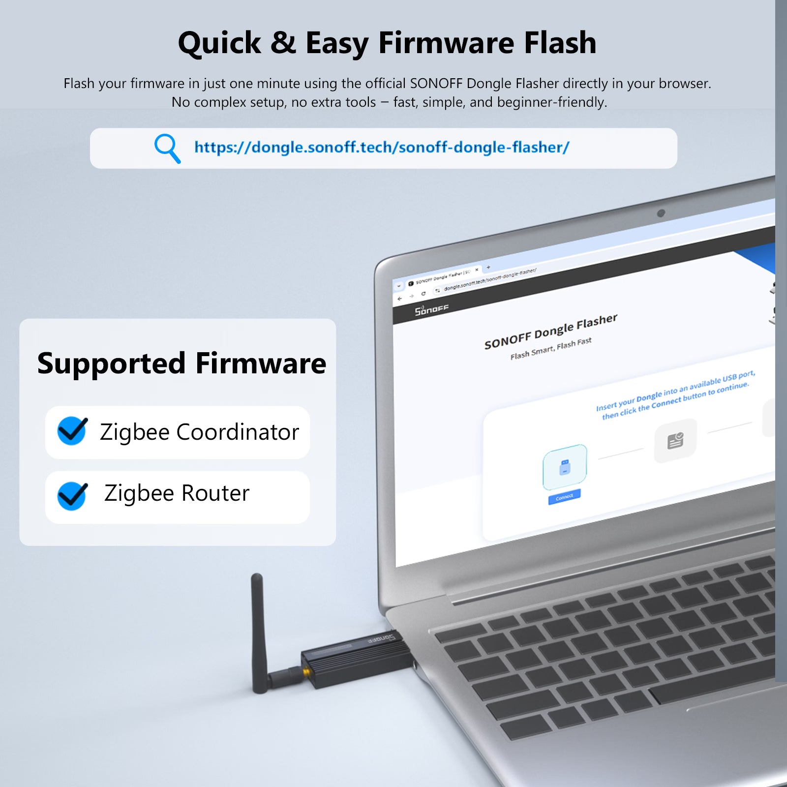 SONOFF Zigbee 3.0 USB Dongle Plus | ZBDongle-P