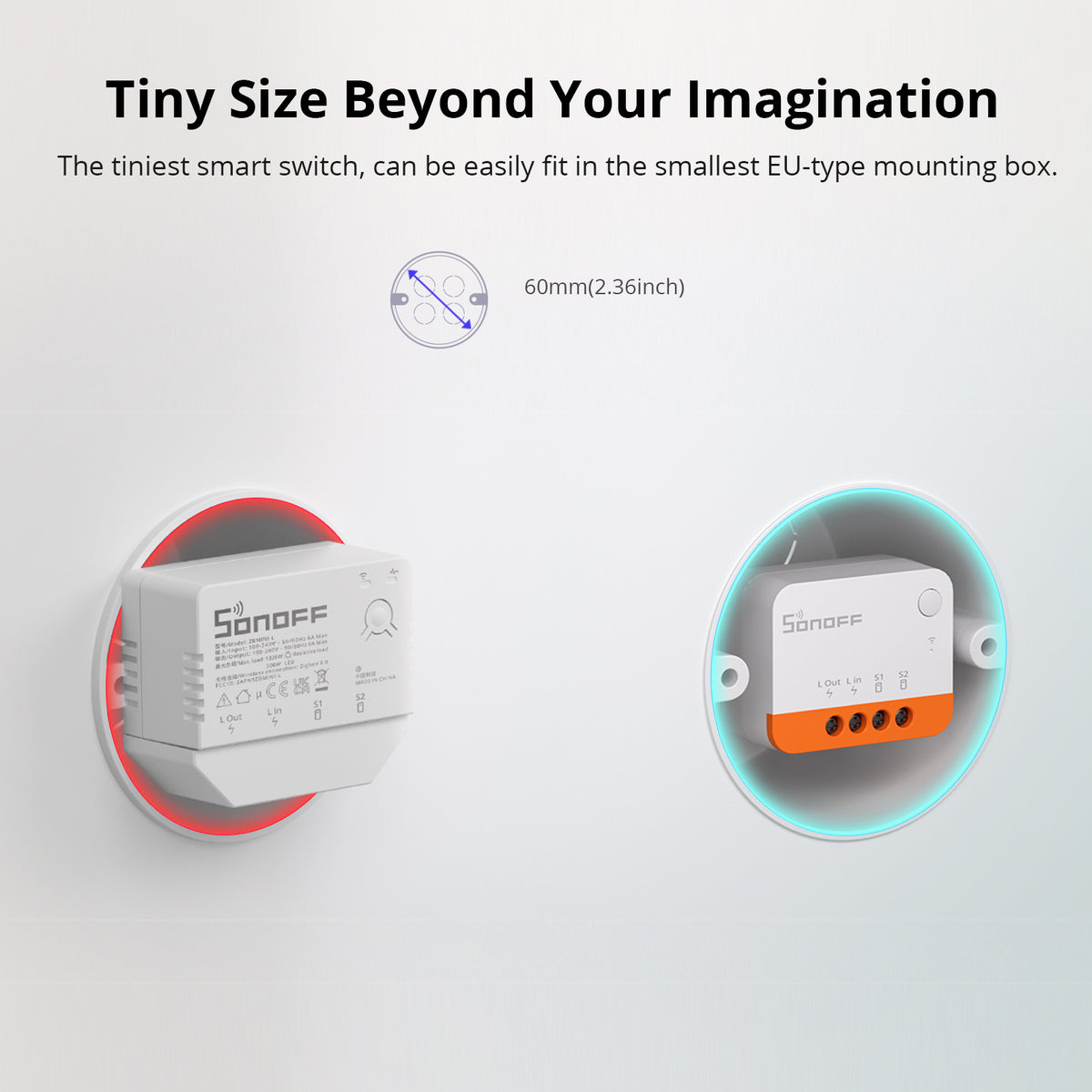 Zbmini SONOFF ZBMINI Interrupteur Intelligent Zigbee Extrême ZBMINIL2