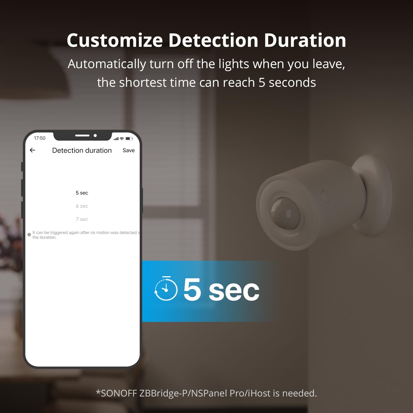SONOFF Zigbee Motion Sensor | SNZB-03P